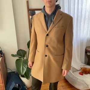 Banana Republic Camel Wool Top Coat-Mario Bellucci